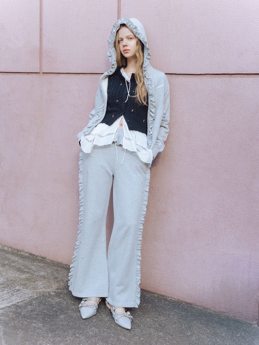 FURFUR 刺繍入りタトゥーカーディガン白 FURFUR（ファーファー） SALE50%OFF FURFUR TAPPEIコラボ タトゥー