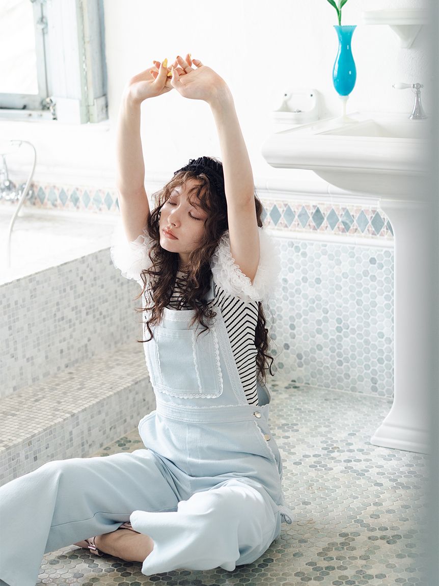 Yonfa ヨンファ　チューリップスリーブニット(mint) チュチュスリーブニットトップス(ニット)｜トップス｜FURFUR（ファー