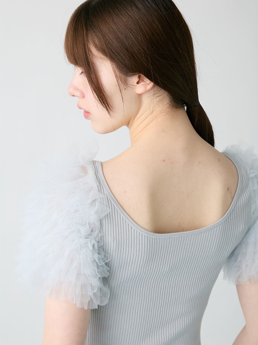 チュチュスリーブニットトップス(ニット)｜トップス｜FURFUR（ファー