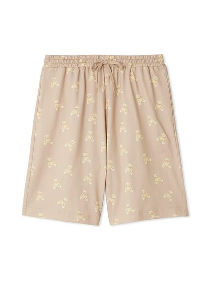 すぐ届く☆gelato pique ルームウェア ハーフパンツ ギフトにも ジェラートピケ ユニセックス SUMMER DOG総柄ハーフパンツ