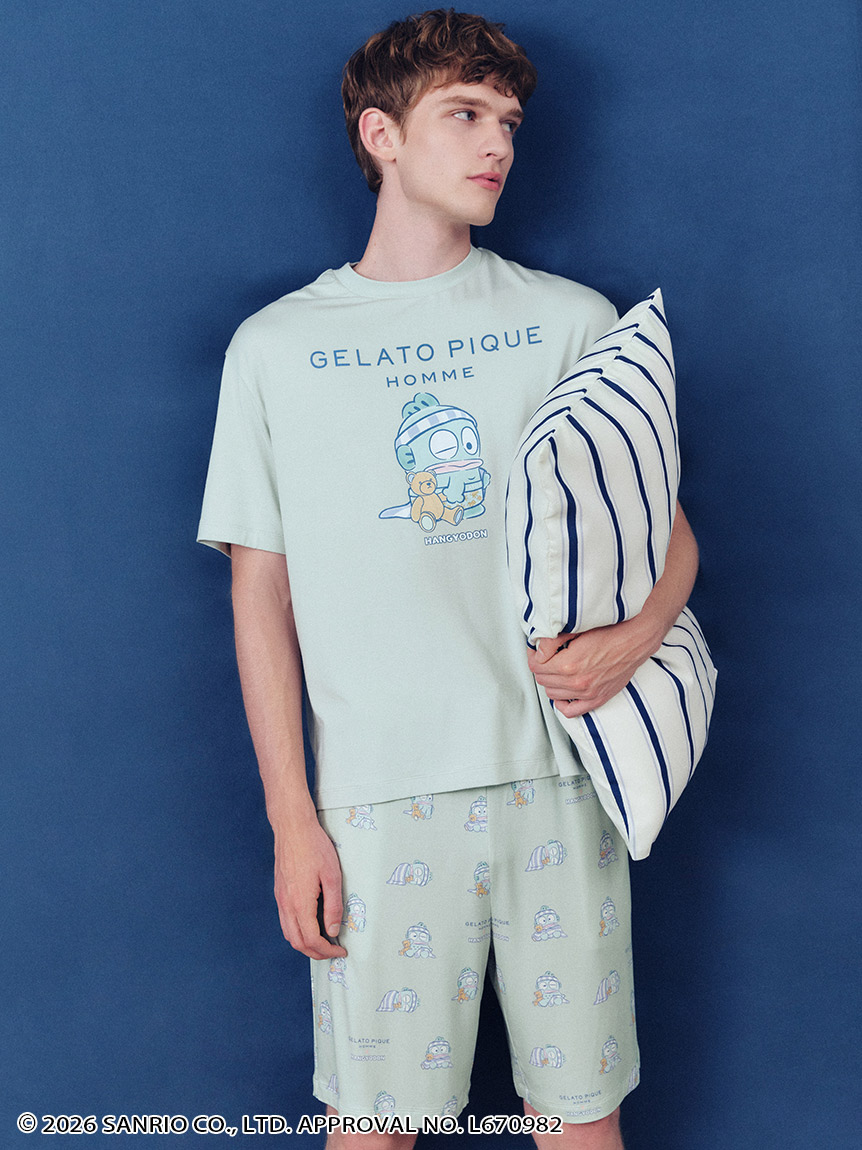 MASH SUMMER WEEK限定】【ハンギョドン】【HOMME】総柄ハーフパンツ