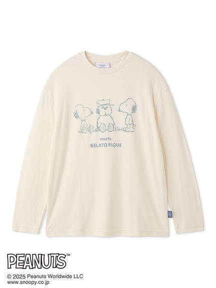 PEANUTS】【HOMME】オラフ ワンポイントロンT(カットソー・T