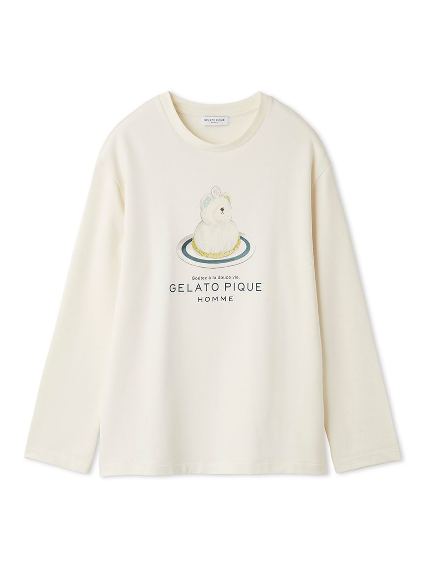 WILDSIDE】【UNISEX】ベアモチーフロングTシャツ(トップス