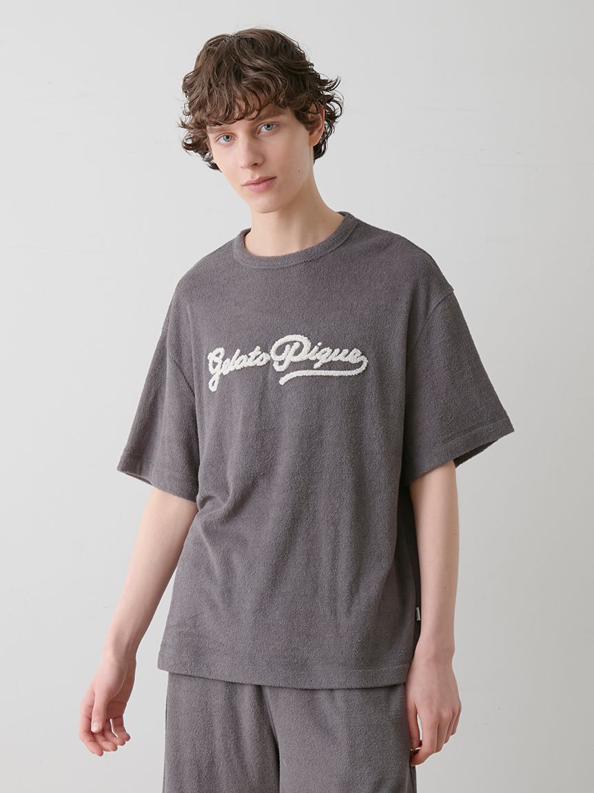 【gelato pique】ロゴ Tシャツ gelato pique｜【HOMME】【接触冷感】COOLレーヨンデザートロゴT