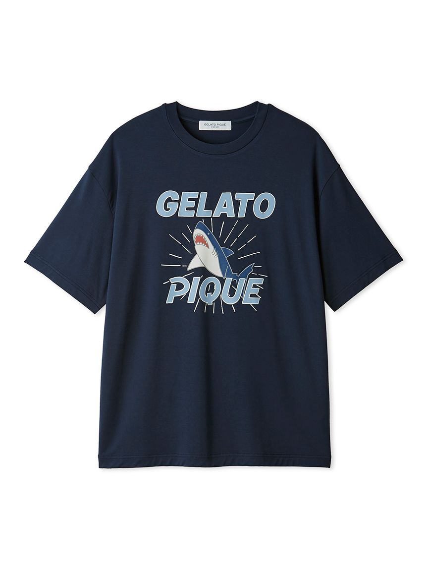 HOMME】【接触冷感】レーヨンシャークTシャツ(カットソー・Tシャツ