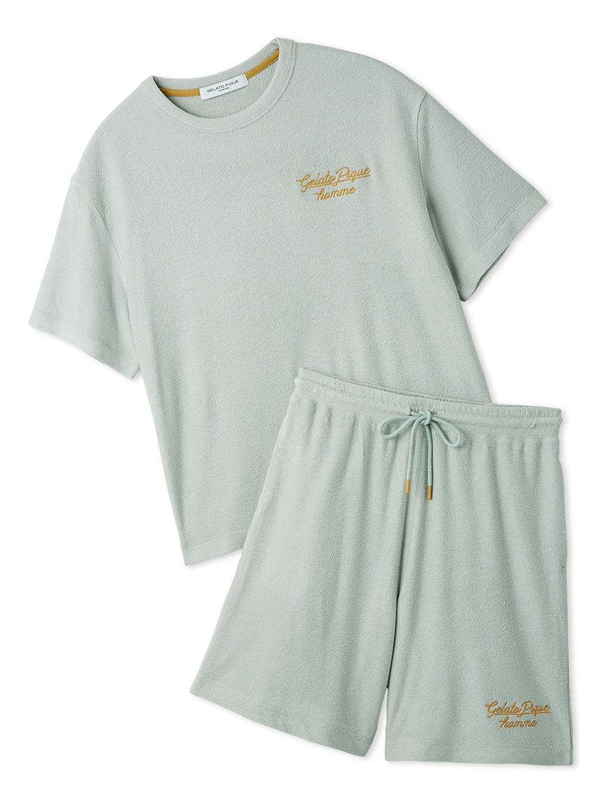 ONLINE限定】【HOMME】【接触冷感】【UVカット】パイルワンポイント ONLINE限定】【HOMME】【接触冷感】【UVカット】パイルワンポイント