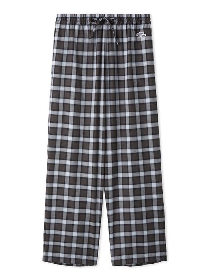 バンクビーターズ　パンツセット　mpb HOMME】ソフトツイルチェックロングパンツ(ロングパンツ)｜ルーム