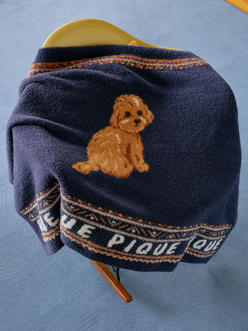 HOMME】パウダーノルディック DOGジャガードブランケット(その他