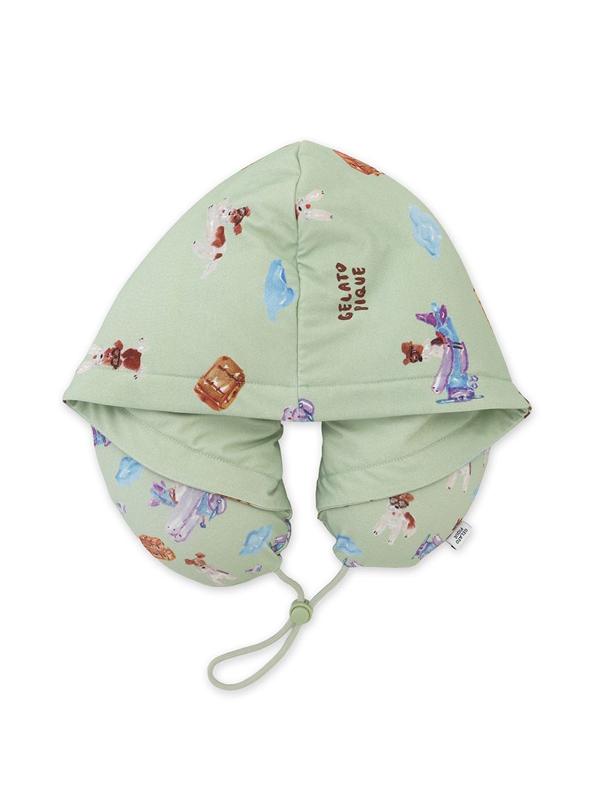 Fantasm-O-Matic / ナノウ(ほえほえP)【希少】【新品】 ヒラノトシユキ】【HOMME】PLANEDOG柄プリントフードネックピロー
