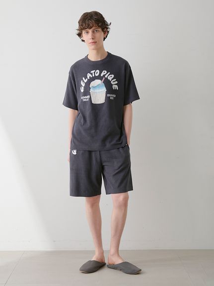 HOMME】接触冷感GIZAコットンハーフパンツ(ハーフパンツ