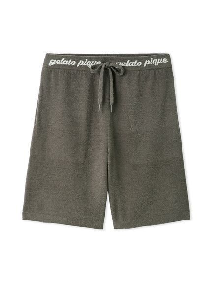 【HOMME】エアリーモコロゴジャガードハーフパンツ