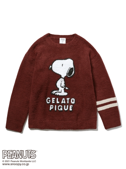 ONLINE限定】【HOMME】【PEANUTS】カレッジプルオーバー(ニットプル