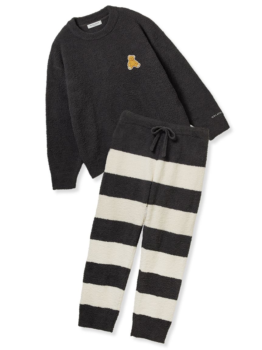 ONLINE限定】【HOMME】ベビモコベアプルオーバー＆ロングパンツ