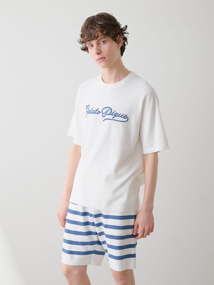 maonosuke もこもこぷるおーばー HOMME】ベビモコハートベアジャガードプルオーバー(ニットプル