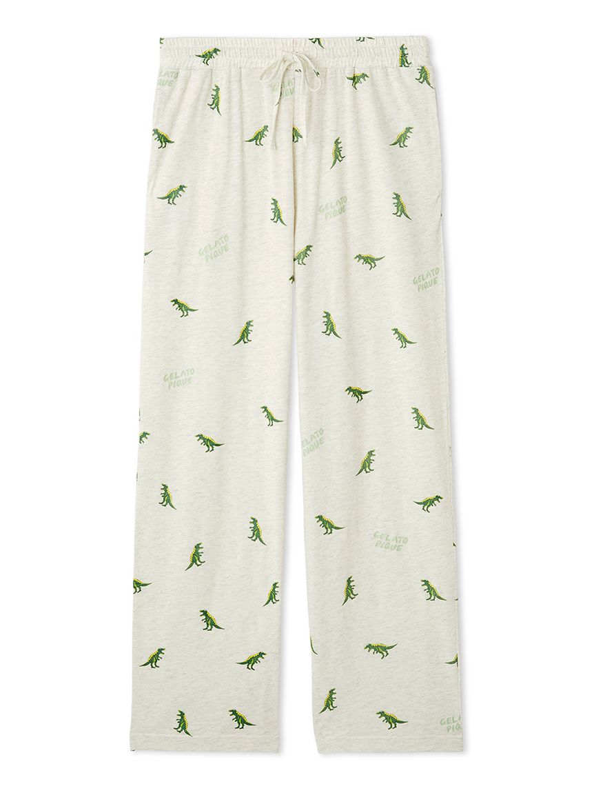 新品 ジェラートピケ ダイナソー柄ロンT &ロングパンツ 上下セット gelato pique（ジェラートピケ）の「【HOMME】ダイナソー柄