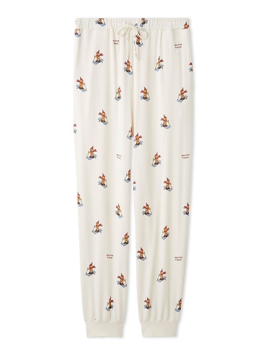 HOLIDAY】【HOMME】スキーベア柄ロングパンツ(ロングパンツ)｜ルーム