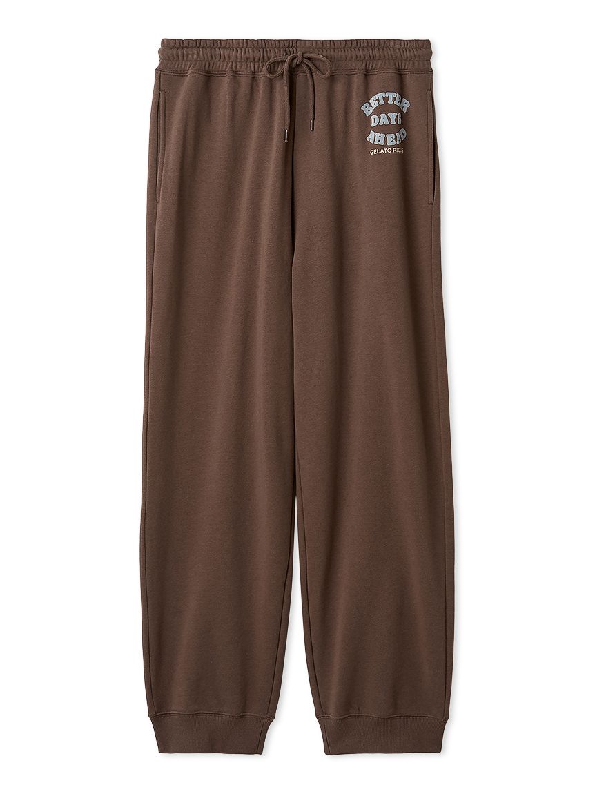 HOMME】裏毛プリントロングパンツ(ロングパンツ)｜ルームウェア