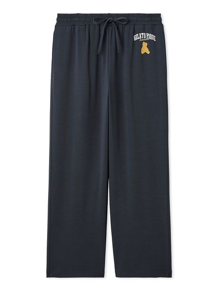 HOMME】 DOGワンポイントプリントロングパンツ(ロングパンツ)｜ルーム