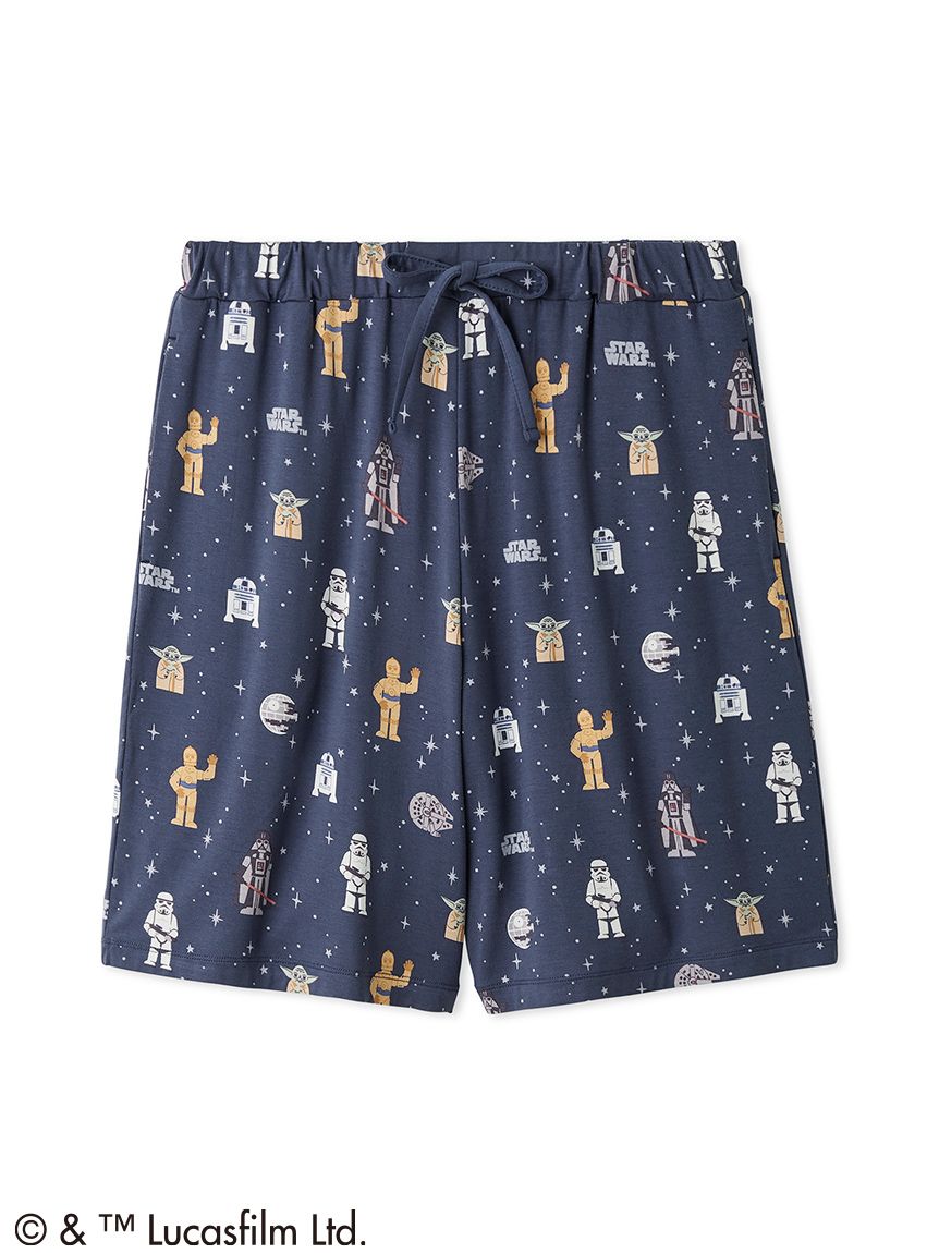 STAR WARS】【メンズ】総柄ハーフパンツ(ハーフパンツ)｜ルームウェア