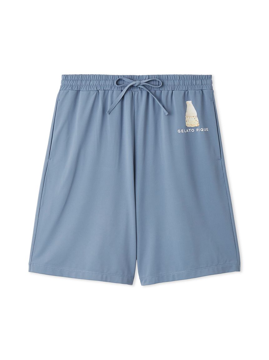 HOMME】【接触冷感】【抗菌防臭】シロクマプリンハーフパンツ(ハーフ