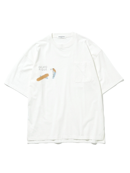 Gelato Pique Homme ワンポイントｔシャツ カットソー Tシャツ ルームウェア パジャマ通販のgelato Pique Homme ジェラートピケ オム 公式サイト