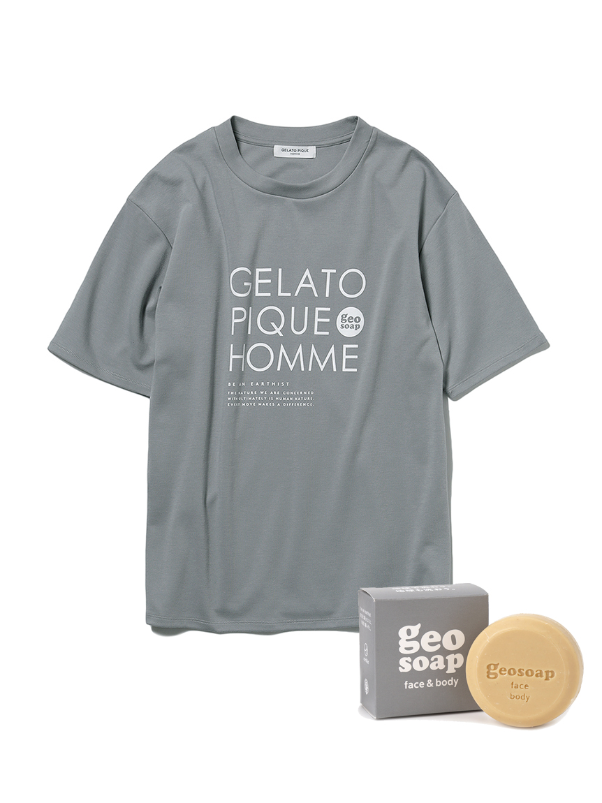 絶妙 Gelato Pique Homme ジェラートピケオム 通販 メンズ Geo Soap ワンポイントtシャツ ソープset Pmct 石鹸 プレゼント 残りわずか Carlavista Com