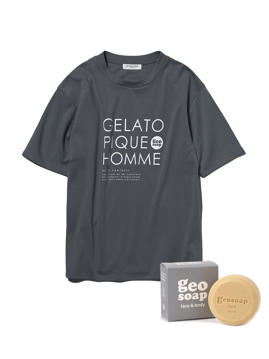 在庫あり 即納 Gelato Pique Homme ジェラートピケオム 通販 メンズ Geo Soap ワンポイントtシャツ ソープset Pmct 石鹸 プレゼント 輝く高品質な Carlavista Com