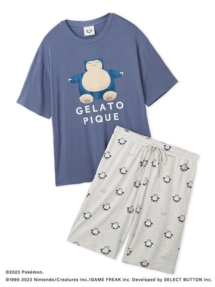 【gelato pique x ポケモンスリープ】Tシャツ＆パンツセット 