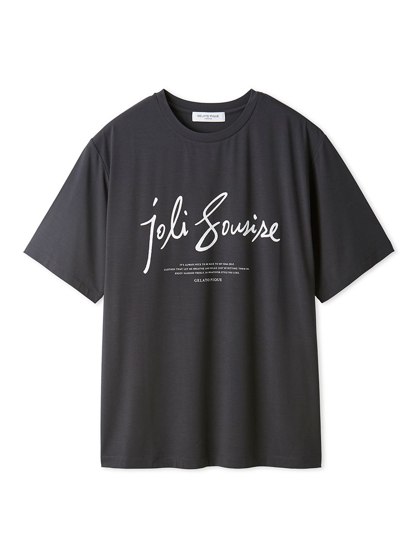 HOMME】 COOLレーヨンロゴTシャツ(カットソー・Tシャツ)｜ルームウェア・パジャマ通販のGELATO PIQUE HOMME（ジェラートピケ  オム） 公式サイト