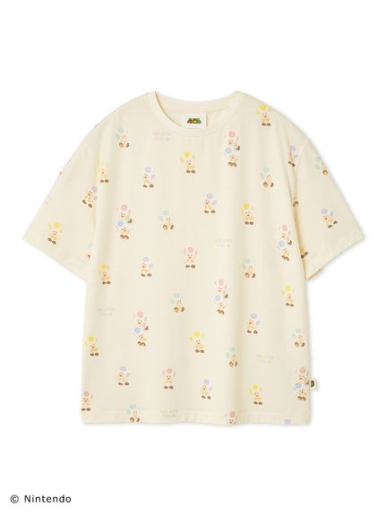 スーパーマリオ】【メンズ】 キノピオ＆ヨッシーTシャツ