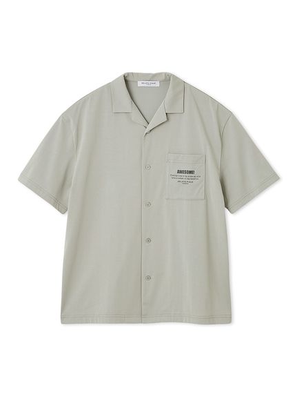 HOMME】ダイナソー＆エッグ総柄シャツ(シャツ)｜ルームウェア