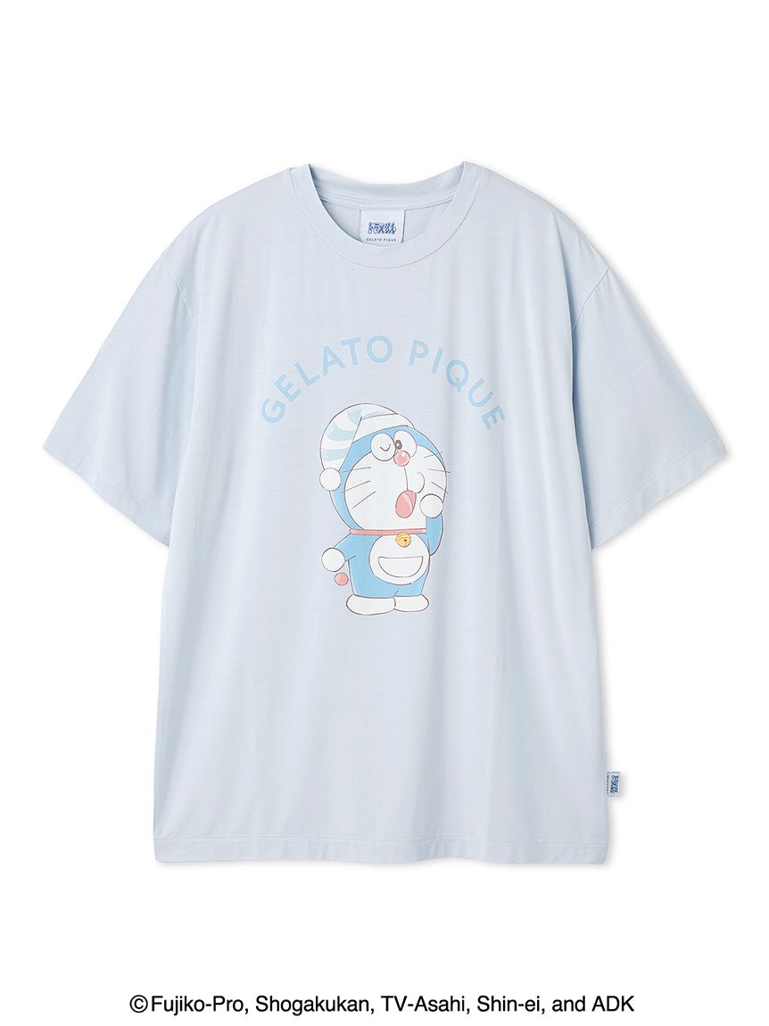 gelatopique ジェラートピケ　ドラえもんワンポイントT ドラえもん】【メンズ】ワンポイントTシャツ(カットソー・T