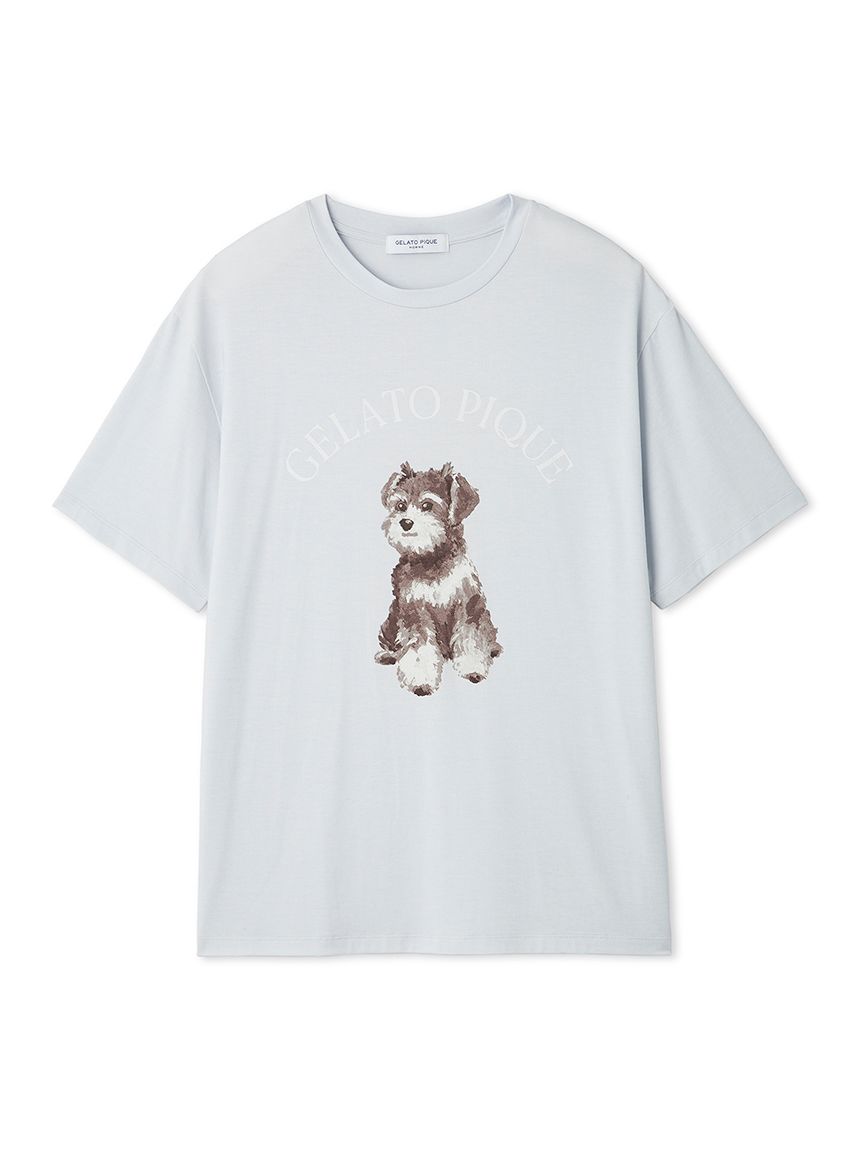 【即決 新品 送料無料】ジェラートピケ オム ファミリーコレクション Tシャツ 半ズボン セットアップ メンズ gelato pique homme ジェラートピケ オム GELATO PIQUE HOMME パイルロゴ刺繍T