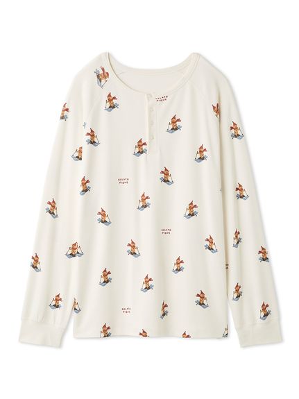 HOLIDAY】【HOMME】スキーベア柄ロンT(カットソー・Tシャツ)｜ルーム