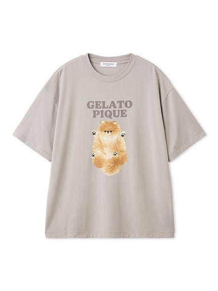 HOMME】ドッグワンポイントTシャツ(カットソー・Tシャツ)｜ルーム