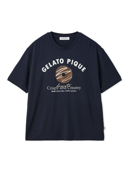 【HOMME】ドーナツワンポイントプリントTシャツ