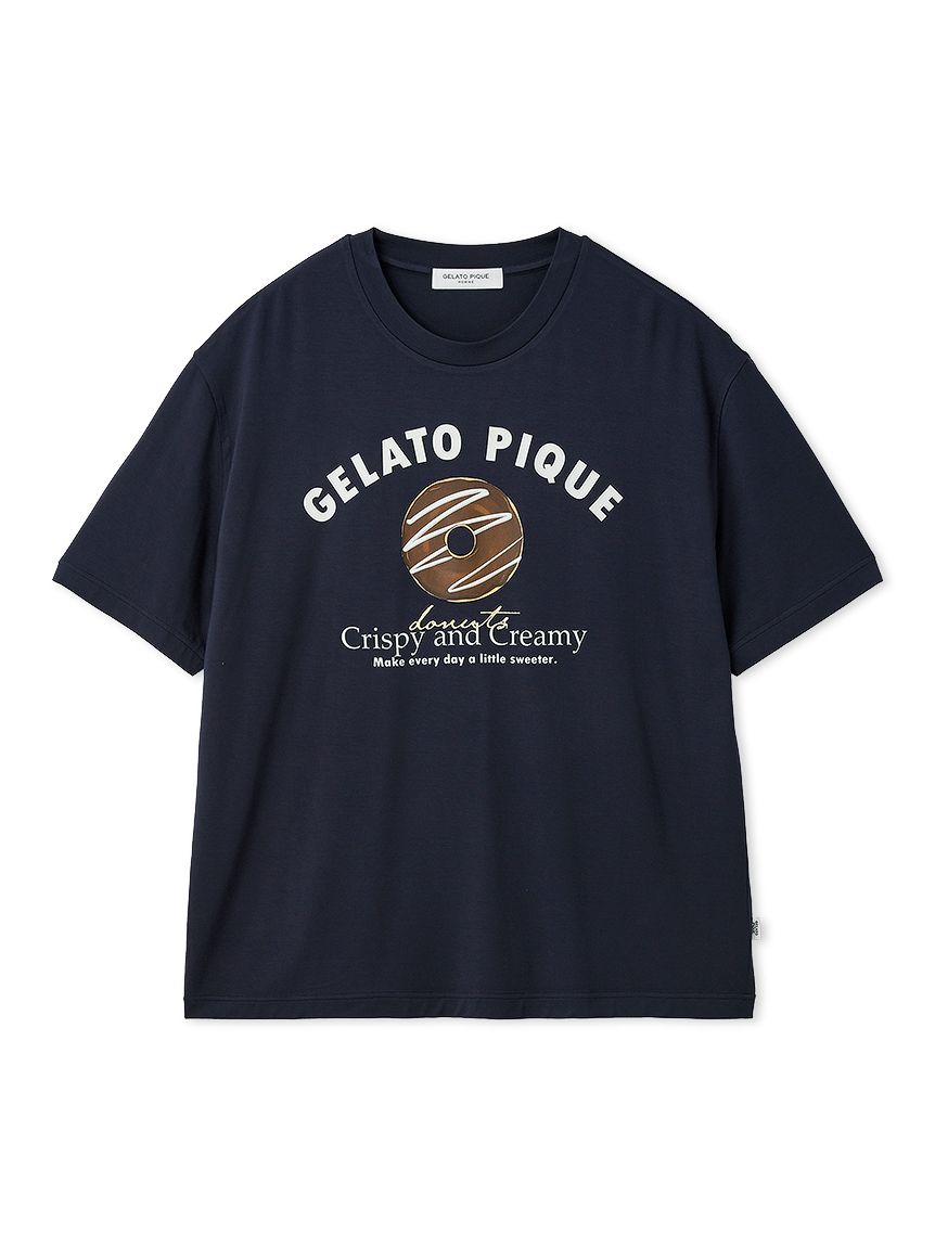 チョココ様【新品】ジェラートピケ　ドーナツワンポイントロンT& ロングパンツ gelato pique（ジェラートピケ） スカーフDOGワンポイントロンT&ロング