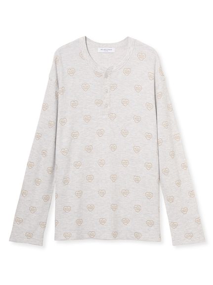HOMME】ワッフルヘンリーネックロンT(カットソー・Tシャツ)｜ルーム 