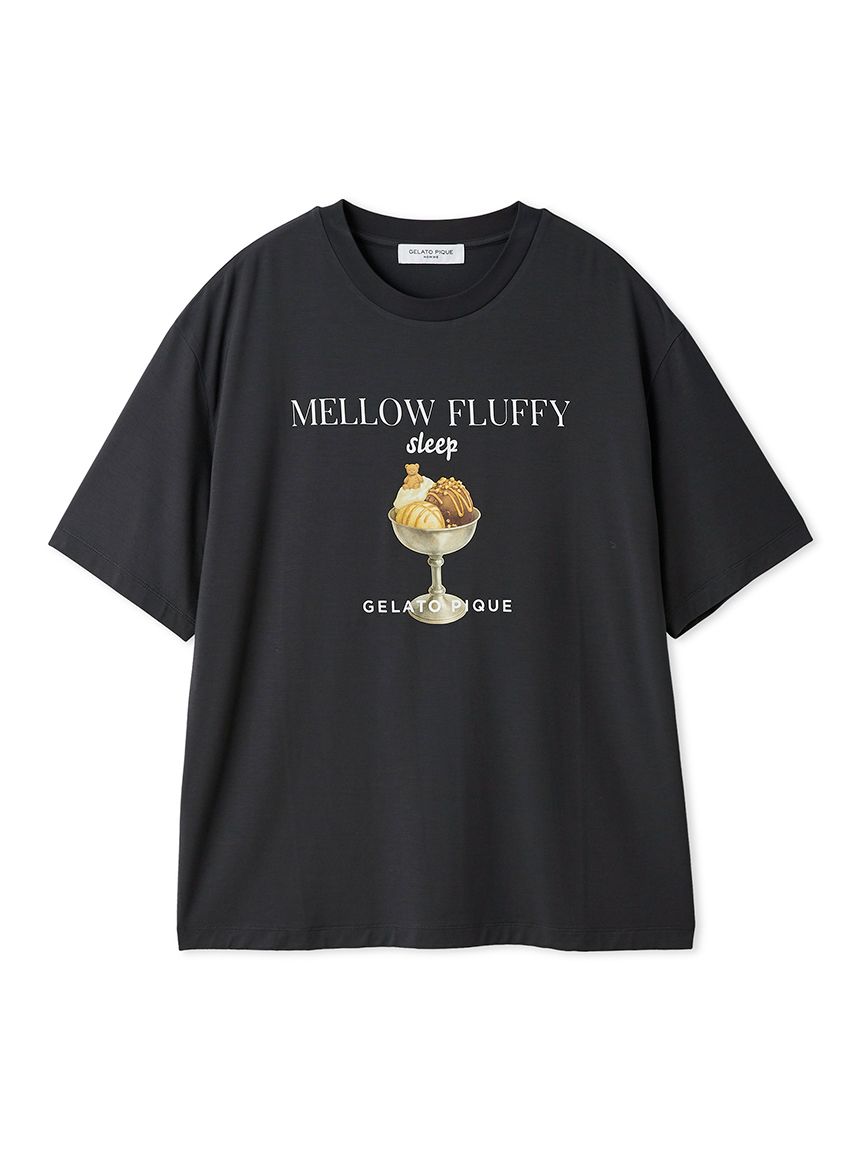HOMME】【接触冷感】COOLレーヨンデザートロゴTシャツ(カットソー・T