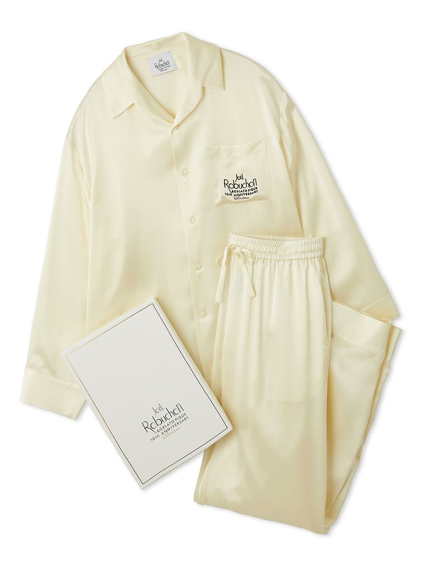 JOEL ROBUCHON】【販路限定】【HOMME】シルクサテンシャツ＆ロング