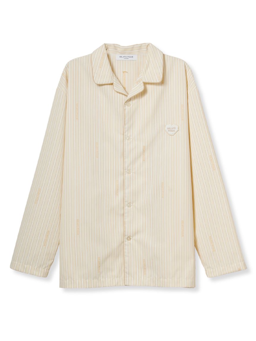HOMME】ブロードストライプシャツ(シャツ)｜ルームウェア・パジャマ