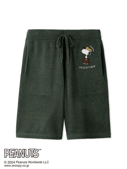 【PEANUTS】【HOMME】BASEBALL ジャガードハーフパンツ