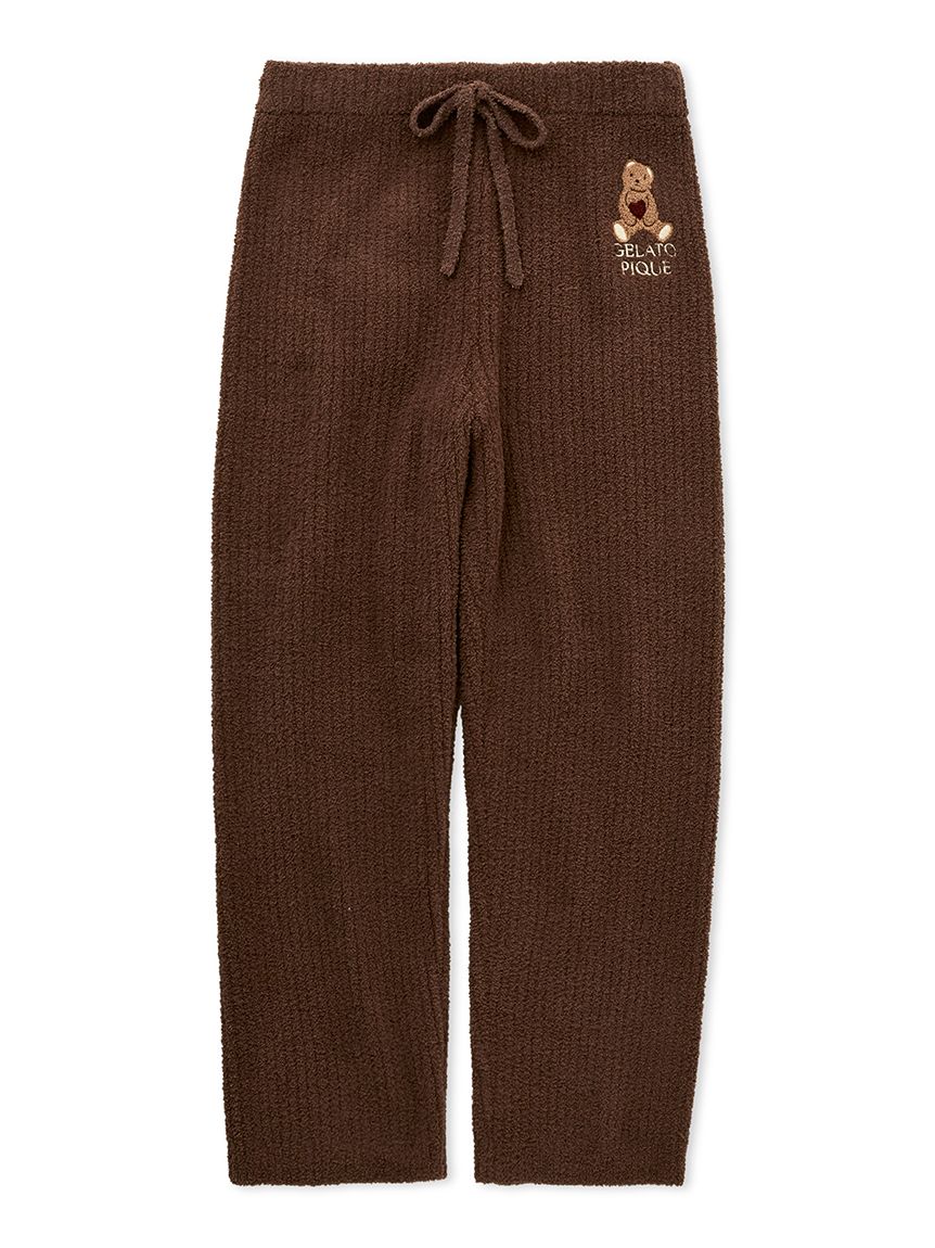 HOMME】ベビモコベア刺繍リブロングパンツ(ロングパンツ HOMME】ベビモコベア刺繍リブロングパンツ(ロングパンツ