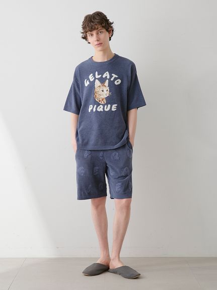 ルームウェア　gelatopiqué 半袖半ズボン 公式】ハーフパンツ ( MEN) GELATO PIQUE HOMME（ジェラートピケ