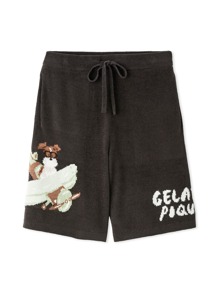 ヒラノトシユキ】【HOMME】エアリーモコPLANEDOGジャガードハーフ