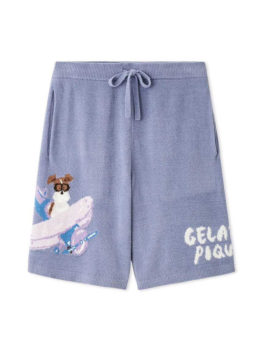 ヒラノトシユキ】【HOMME】エアリーモコPLANEDOGジャガードハーフ
