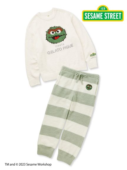 SESAME STREET】【HOMME】ジャガードプルオーバー&ロングパンツセット(ニットプルオーバー)｜ルームウェア・パジャマ通販のGELATO  PIQUE HOMME（ジェラートピケ オム） 公式サイト