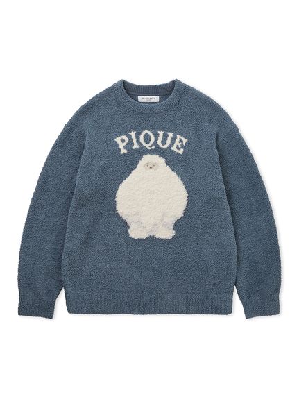 【Steiff】【HOMME】ジェラートJamesジャガードプルオーバー M ジェラートピケ gelato pique 【Steiff】ジェラートJames