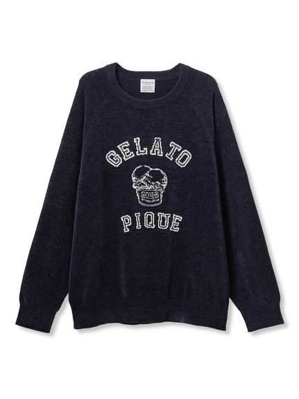 HOMME】トラッドアイスクリームジャガードプルオーバー(ニットプル