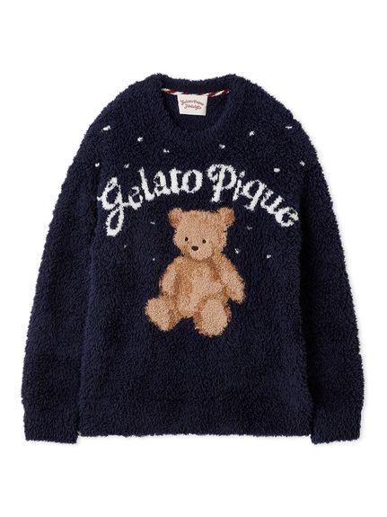 HOLIDAY】【HOMME】ジェラートスノーベアジャガードプルオーバー